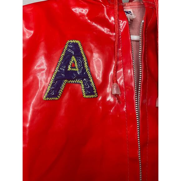 Vintage Aristo Red Alphabet Raincoat Size 3T - Picture 9 of 12